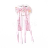 Bowknot Long Ribbon Alligator Hair Clip LS-PHAR-D013-03A-1
