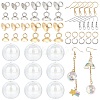 DIY Glass Ball Bottle Drop Earring Making Finding Kit DIY-UN0003-15-1