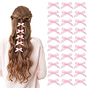 50Pcs Bowknot Polyester Alligator Hair Clips AJEW-CP0008-37-1