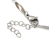 304 Stainless Steel Link Chain Bracelet Making STAS-K252-20D-P-3