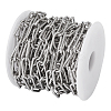 304 Stainless Steel Paperclip Chains YS-TAC0003-02P-4