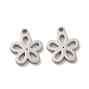 Non-Tarnish 304 Stainless Steel Charms STAS-M089-40P-1