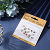 18Pcs 9 Colors 304 Stainless Steel with Rhinestone Pendants STAS-BBC0007-01-5