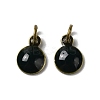 Brass Ename Charms KK-H487-22AB-02-1