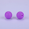 Round Silicone Focal Beads SI-JX0046A-04-2