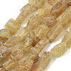 Raw Rough Natural Yellow Apatite Beads Strands G-M453-D07-2