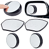 2 Sets 2 Style Glass Rearview Mirror AJEW-CA0001-75-6