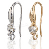 60Pcs 2 Colors Brass Wire Earring Findings FIND-SP0003-68A-6