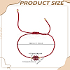 1Pc Adjustable Fibre Cord Braided Bracelets BJEW-LP0004-12-2