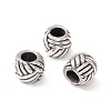 304 Stainless Steel European Beads STAS-M298-01AS-1