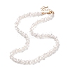 Baroque Plastic Imitation Keshi Pearl Beaded Necklaces for Women NJEW-H047-10-2