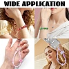 DIY Acrylic Beads & Brass European Style Bracelet Making Kits DIY-YW0012-21A-6