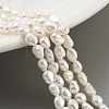 Natural Keshi Pearl Cultured Freshwater Pearl Beads Strands PEAR-P062-25E-1
