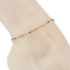 304 Stainless Steel Link Chains Anklets AJEW-AN00840-2