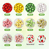 140Pcs 10 Styles Natural Wooden Beads Set WOOD-TA0001-76-15