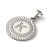 304 Stainless Steel Pendants STAS-I204-K-P-2