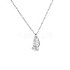 Cinco de Mayo 304 Stainless Steel Cactus Pendant Necklaces for Women WGAC5B5-01-1