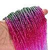 Transparent Painted Glass Beads Strands DGLA-A034-T3mm-A06-2
