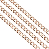 Aluminium Twisted Curb Chains CHA-YW0001-01RG-3