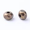 Tibetan Style Alloy Spacer Beads TIBE-Q063-25AB-NR-1