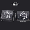 2Pcs Custom Word Acrylic Display Holder AJEW-FH0001-77-6