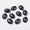 Natural Obsidian Flat Back Cabochons G-G741-30x40mm-20-1