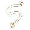 PVD Vacuum Plating 201 Stainless Steel Pendant Necklaces NJEW-R267-02J-G-2