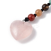 7 Chakra Gemstone Beads Keychain KEYC-F036-02C-2