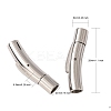 Tarnish Resistant 304 Stainless Steel Bayonet Clasps LS-STAS-G157-02P-6mm-3