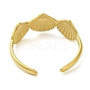 Shell Shape 304 Stainless Steel Open Cuff Rings for Women LS-RJEW-Z043-02D-3