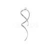 304 Stainless Steel Big Pendants PW-WG41EE2-01-1