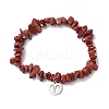 12Pcs 12 Styles Constellations Guardian Gemstone Stretch Bracelets BJEW-JB11147-6
