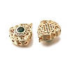 Brass Glass Beads KK-M318-40G-02-2