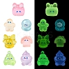 14Pcs 7 Styles Christmas Theme Magic World Luminous Resin Display Decoration FIND-YW0005-81-1