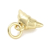 Rack Plating Croissant Brass Pendants KK-M293-02G-2