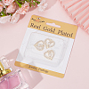 6Pcs Rack Plating Brass Micro Pave Clear Cubic Zirconia Pendants KK-BBC0016-04-6