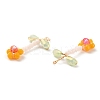 Glass Beaded Pendants GLAA-K060-02G-03-2