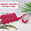 10 Yard Polyester Wavy Fringe Trim Ribbon SRIB-GF0001-38F-6