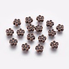 Tibetan Style Alloy 3D Flower Beads LS-RLF0476Y-1