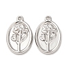 304 Stainless Steel Pendants STAS-I358-12P-02-1