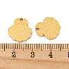 Ion Plating(IP) 304 Stainless Steel Charms STAS-S135-01G-3
