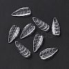 Electroplate Transparent Glass Pendant LS-EGLA-H102-05B-4