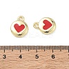 Alloy Enamel Pendants FIND-D044-12G-02-3