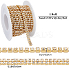 Golden Iron Rhinestone Strass Chains CH-WH0009-04G-01-2