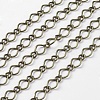 Iron Handmade Chains Figaro Chains Mother-Son Chains CHSM026Y-AB-1