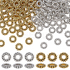 200Pcs 2 Styles Alloy Spacer Beads FIND-AR0005-45-1