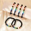Yoga Chakra Jewelry BJEW-K142-A-5