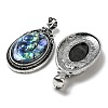Natural Paua Shell Big Pendants FIND-Z032-08A-2