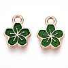 Alloy Enamel Charms ENAM-T022-07F-1