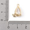 Brass Micro Pave Cubic Zirconia Pendants LS-KK-K371-40A-G-3